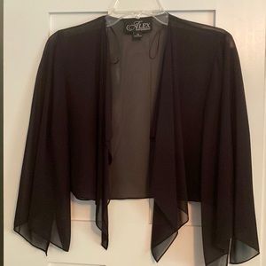 Alex Evenings sheer bolero